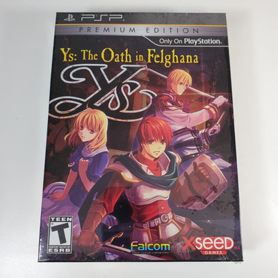 PSP Ys The Oath in Felghana Premium Edition Sony XSeed 2010 New Factory Sealed