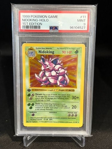 Nidoking (1st Edition) graded PSA 9 for sale on eBay