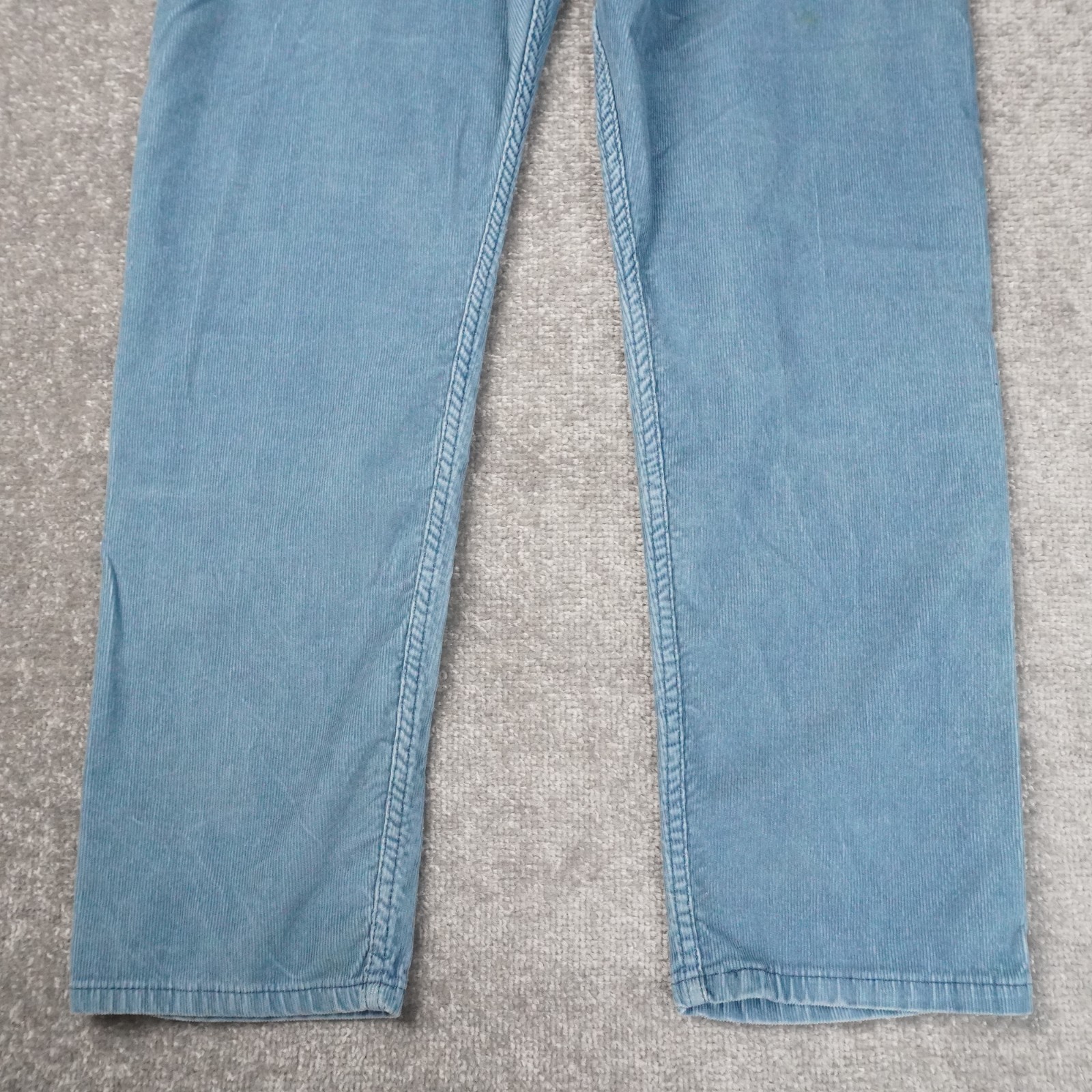 Levi's 502 Corduroy Mens 36x29 Blue Slight Tapered Pants thumbnail 10