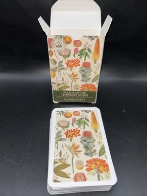 Kew Botanic Gardens Deck of Plastic Coated Playing Cards Complete