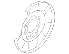 Genuine Nissan Brake Backing Plate 44030-3ja0c Genuine Nissan Brake Backing Plate 44030-3ja0c