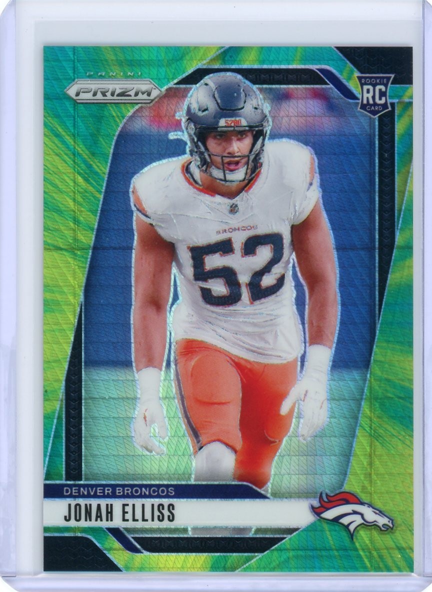 2024 Panini Prizm Rookie Jonah Elliss #356 Hyper Prizm 043/180 (RC)