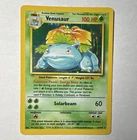 Pokémon TCG Venusaur Base Set Holo Rare Unlimited 15/102 100 HP 1999 WOTC