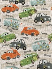 CARS Baby/Boy Adorable Handmade Quilt