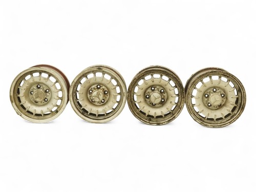 77-85 Mercedes 300D 300Td W123 Bundt Wheel Set Rim 14X6J 5-112Mm Et30 OEM