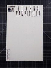 ALIENS VAMPIRELLA #1 (2015) BLANK SKETCH VARIANT BY DYNAMITE & DARK HORSE RARE!