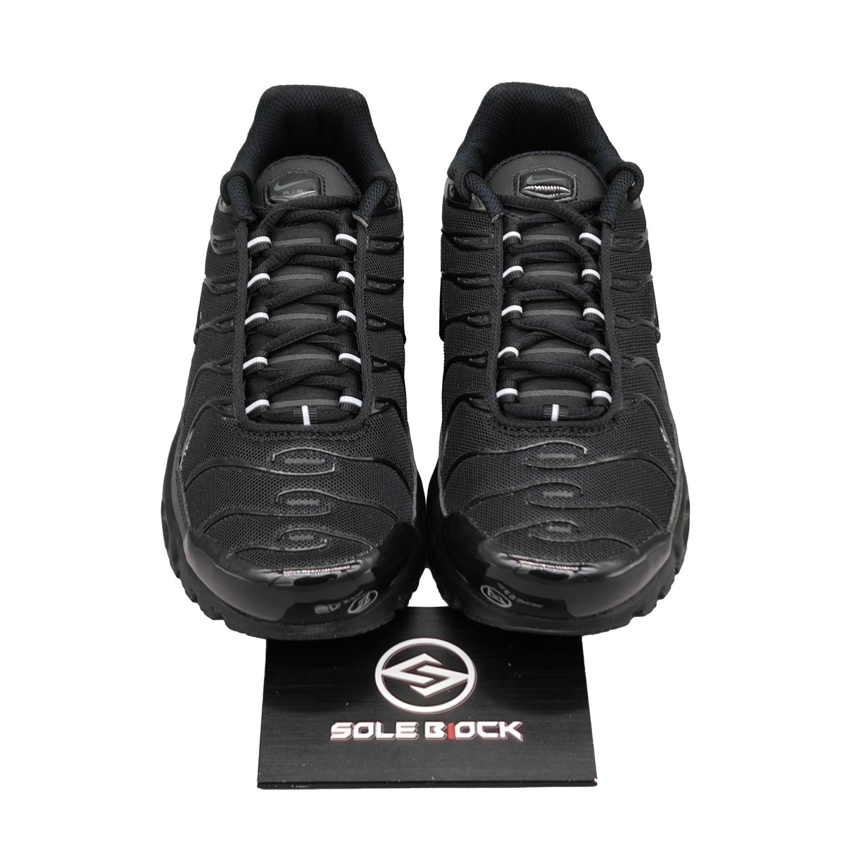 Size 7 - Nike Air Max Plus Triple Black W for sale online | eBay