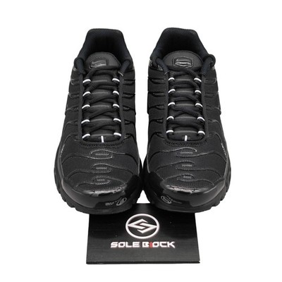 Size 7 - Nike Air Max Plus Triple Black W for sale online | eBay