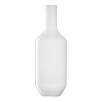 Leonardo Vase Milano, Dekovase, Blumenvase, Kalk-Natron Glas, Weiß, 64 Cm