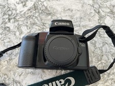 Canon EOS 100 Vintage SLR Film Camera Body Black with Strap, Classic Photography