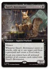 Hazel's Brewmaster (Extended Art) #52 (NM) Bloomburrow BLC Magic MTG