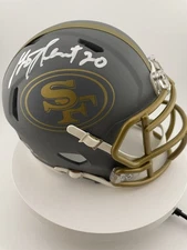 Garrison Hearst signed Slate Mini Helmet, 49ers, Beckett BAS 3W322735