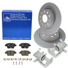 ATE Bremsscheiben 272mm Beläge Bremssattel Hinten für GOLF 7 8 A3 OCTAVIA 2 3 VW