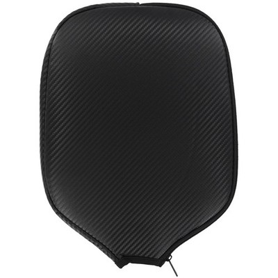 Pickleball Paddle Cover Black 11.8' L x 9' W PU Leather Protection