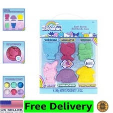 Hello Kitty and Friends Bath Bombs Set, 6 Piece, Bubblegum Scented - Ages 3+ ...