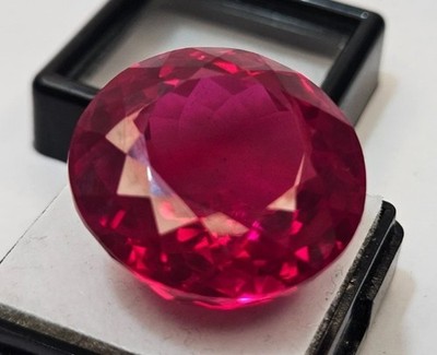 Ruby Round Cut Red Colour 66-67 Ct EGL CERTIFIED Excellent Loose Gemstone