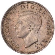 United Kingdom - 1 Shilling - 1943 - KM#854 - Silver .500