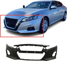New Primered - Front Bumper Cover Fascia For 2019-2022 Nissan Altima S Sl Sr Sv New Primered - Front Bumper Cover Fascia For 2019-2022 Nissan Altima S Sl Sr Sv