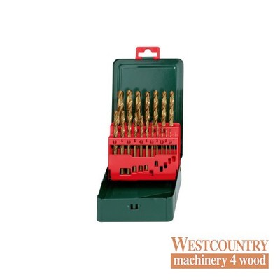 Metabo 19tlg HSS-TIN Spiralbohrer-Set (TiN)
