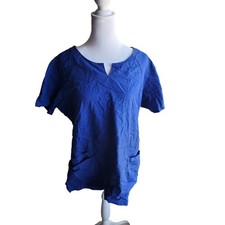 Woman's Blue Scrub - Size L - 17 W x 26 L