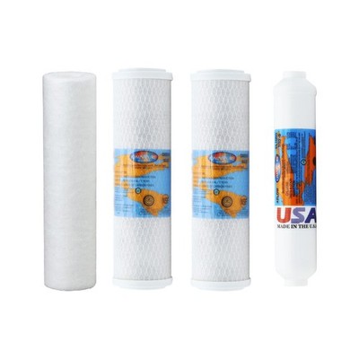 PuROLine PL50T50 4-Stage RO Replacement Filter Kit (Membrane Sold Separately)