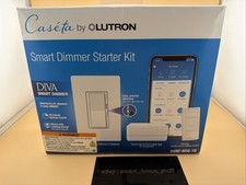 Lutron Caseta DIVA Smart Dimmer Starter Kit W/Hub DVRF-BDG-1D - New Sealed