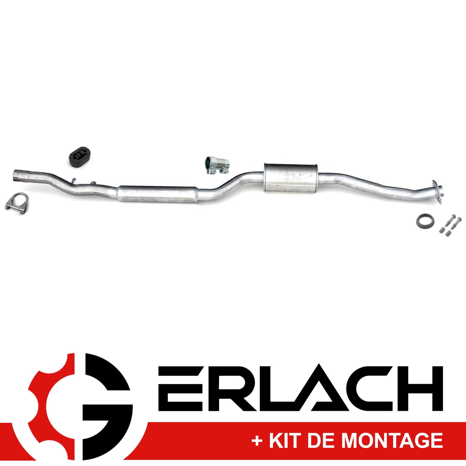 Silencieux intermédiaire Lancer 1.8i 2008+ élimine bruit échappement 5556