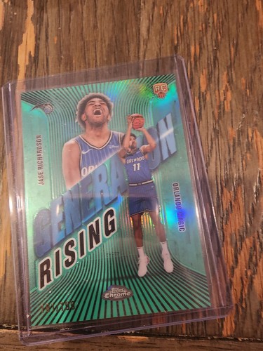 2025 Topps Chrome Jase Richardson Refractors Aqua (RAW)