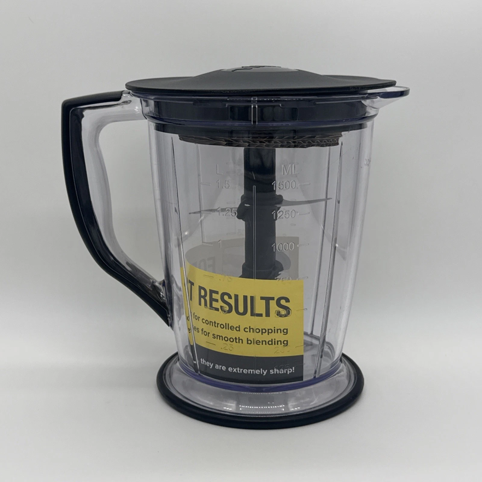 Ninja Master Prep Professional Replacement Pitcher 48oz 6 Cup With Blade & Lid