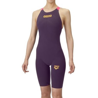 arena Women's Racing Swimsuit 【AQUAFORCE STORM MF Type】 Size L Swimming Woven