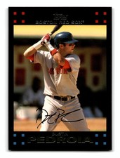 Dustin Pedroia 2007 Topps 2nd Year #578 Boston Red Sox Mint