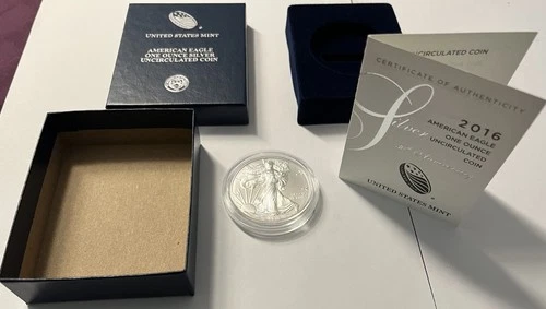 2016-W American Silver Eagle — photo from the most recent tracked eBay sale