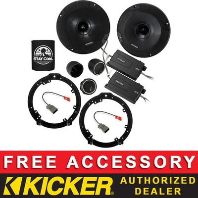KICKER CSS654 6.5'' OEM SPEAKER REPLACEMENT KIT FOR ACURA TL 2009-2014