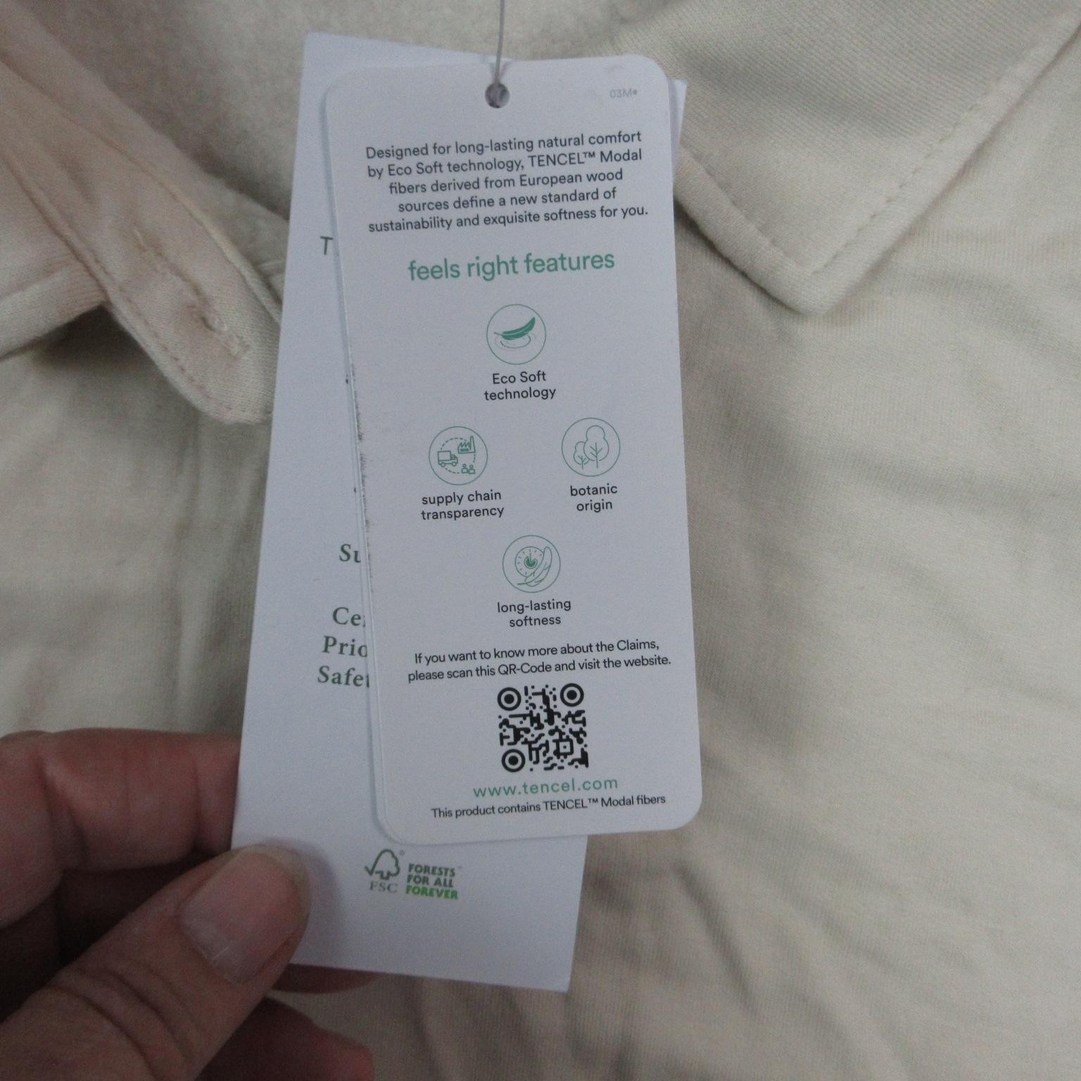 Threads 4 Thought Pullover Womens Medium Beige Co… - image 7