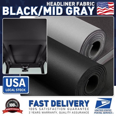 Flat Knit Fabric Headliner Material Car Roof Liner Repair Upholstery Multi Color