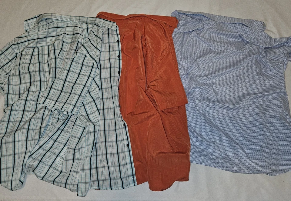 Camisas grandes y altas con botones - Lote de 3 - Van Heusen - Harbor Bay - 2xl - 2x Foto 2 de 4