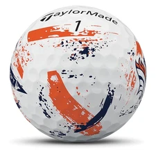 TaylorMade SpeedSoft Ink NFL 1 Dozen Golf Balls - Denver Broncos