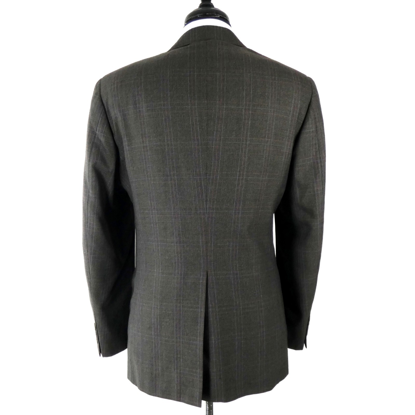 Vintage Ralph Lauren Chaps Union Made USA Merlot Plaid Suit 42 R image 4