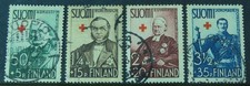 Finland 1938 Red Cross Fund set of 4 SG 317/320 Used cat £14.50