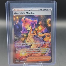 Pokémon TCG Acerola's Mischief 183/132 ME01 Trainer Holo English SIR