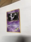 Team Rocket’s Mewtwo Japanese Holo Rare #150 Tail SWIRL  Vintage Pokemon Card LP