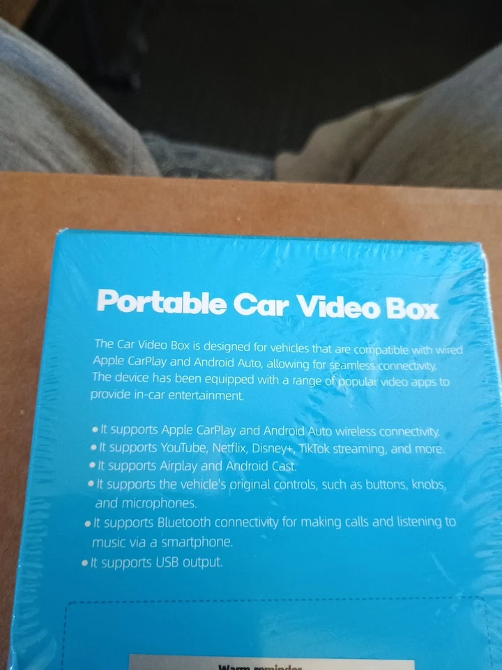 Brand New Portable Car Video Box Wireless Car Adapter - Image 2 of 2