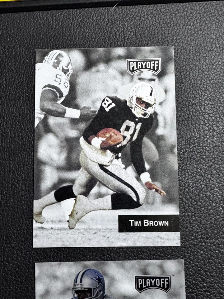 1993 PLAYOFF PROMO INSERTS FOOTBALL, COMPLETE SET #1-6, Michael Irvin - Image 2 of 4