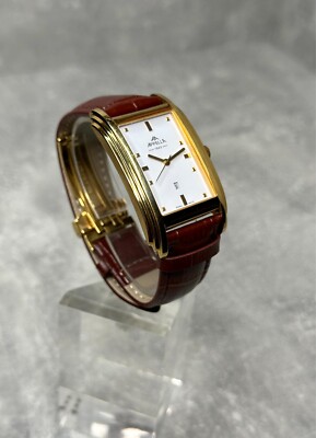 APPELLA MEN'S ELEGANT WATCH  Swiss quartz  Sapphire crystal Date New Strap