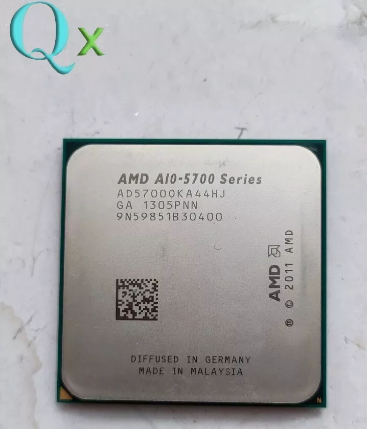 AMD A10 Series A10 5700 Socket FM2 CPU Processor 3.4GHz Quad Core