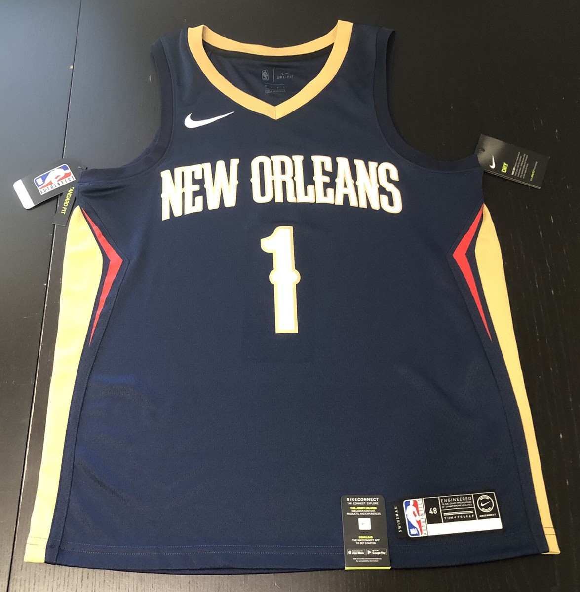 Nike New Orleans Pelicans Zion Williamson Men's Navy Blue Icon