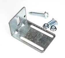 Adjustable Jamb Bracket for Garage Door Track Includes Fasteners - 3 1/8" Length