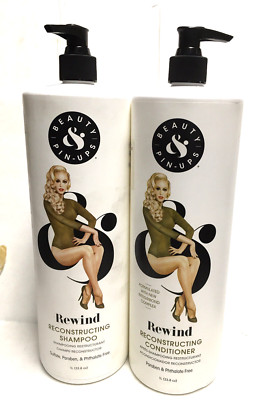 Beauty & Pin-Ups Rewind 1 Shampoo & 1 Conditioner Duo 33.8 oz each NEW!!