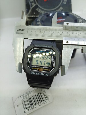 NEW CASIO G-CHOCK 3229 DW-5600E DIGITAL ILLUMINATOR BLACK SQUARE