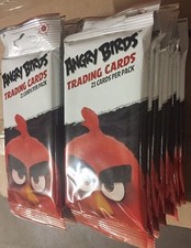 Angry Birds Trading Cards Jumbo Packs, LOT Of 24 Packs For Hours Of Fun SEALED